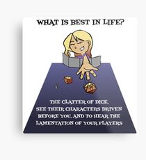 OWE - What is Best In Life? Metal Print