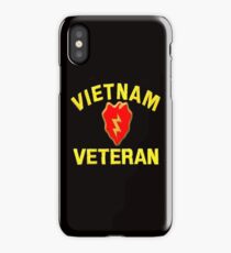25th Infantry Div. Vietnam Veteran T-shirt iPhone Case/Skin