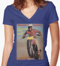 Steve McQueen - Couverture de magazine T-shirt col V femme
