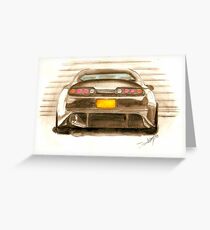 Toyota Supra Greeting Card