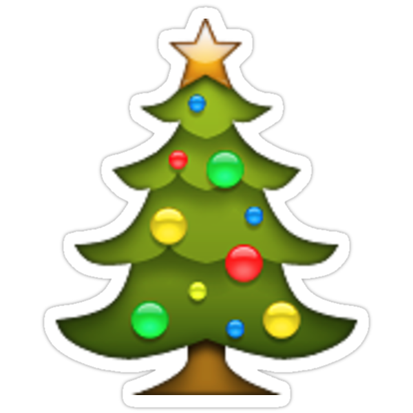 « Christmas Tree Emoji », Stickers par nojams Redbubble