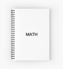 Cuaderno de espiral MATES