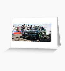 Burnout Tuner GP Greeting Card