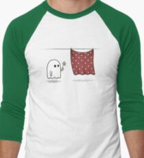 Friendly Ghost Men's Baseball ¾ T-Shirt