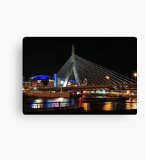Boston's Zakim-Bunker Hill Bridge Canvas Print