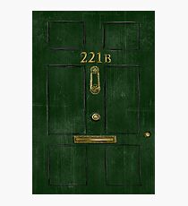 221B Door Photographic Print