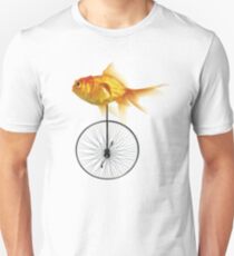 unicycle goldfish Unisex T-Shirt