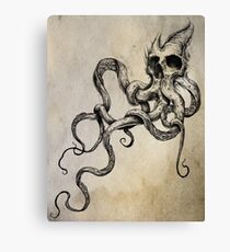 Skulltapus Canvas Print