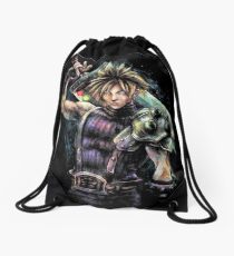 EPIC CLOUD STRIFE FINAL FANTASY VII PORTRAIT Drawstring Bag