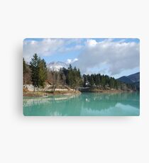 Lago di Barcis Canvas Print
