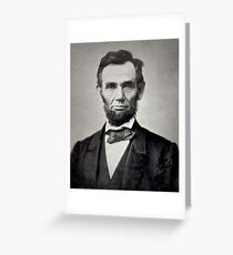 Abe Lincoln Greeting Card