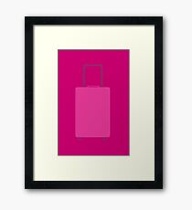 A Study In Pink Framed Print