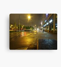 Gothenburg by night - Tram Canvas Print