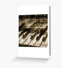synesthesia Greeting Card