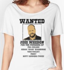 Joss Whedon: wanted Women's Relaxed Fit T-Shirt