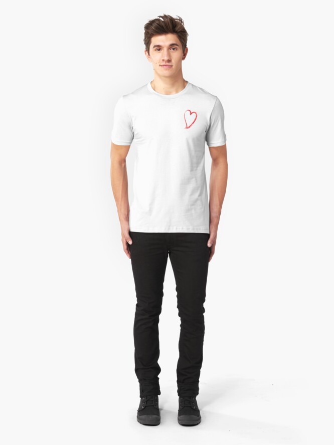 Alternate view of Heart Slim Fit T-Shirt