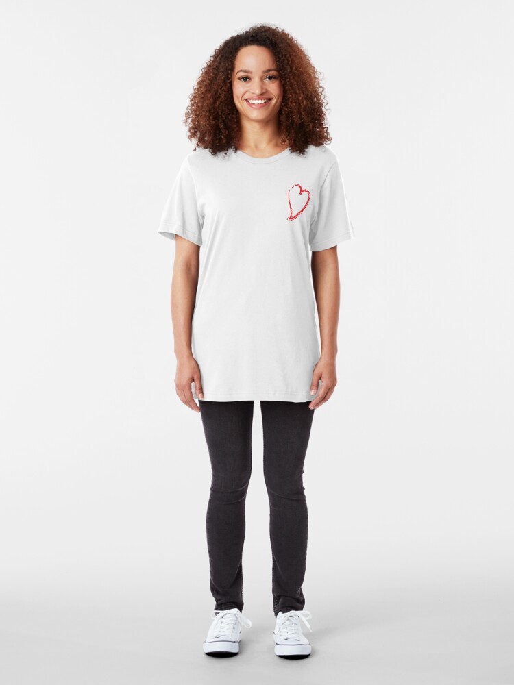 Alternate view of Heart Slim Fit T-Shirt
