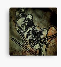 Shield wall Canvas Print