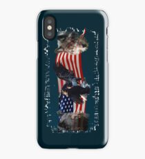 Eagles, Bear, Wolf, American Flag US Patriotic iPhone Case/Skin