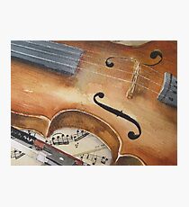 Violin Photographic Print