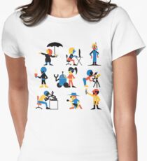 9 Scientists Women's Fitted T-Shirt