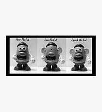 Hear No Evil... Photographic Print