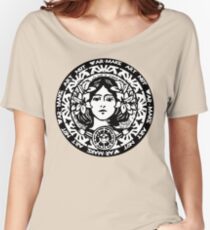 MAKE ART NOT WAR Women's Relaxed Fit T-Shirt