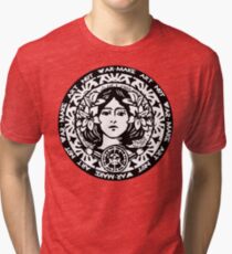 MAKE ART NOT WAR Tri-blend T-Shirt