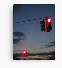 Dancing Traffic Lights Canvas Print
