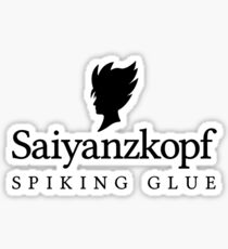 Super Saiyan Hair Gel Sticker