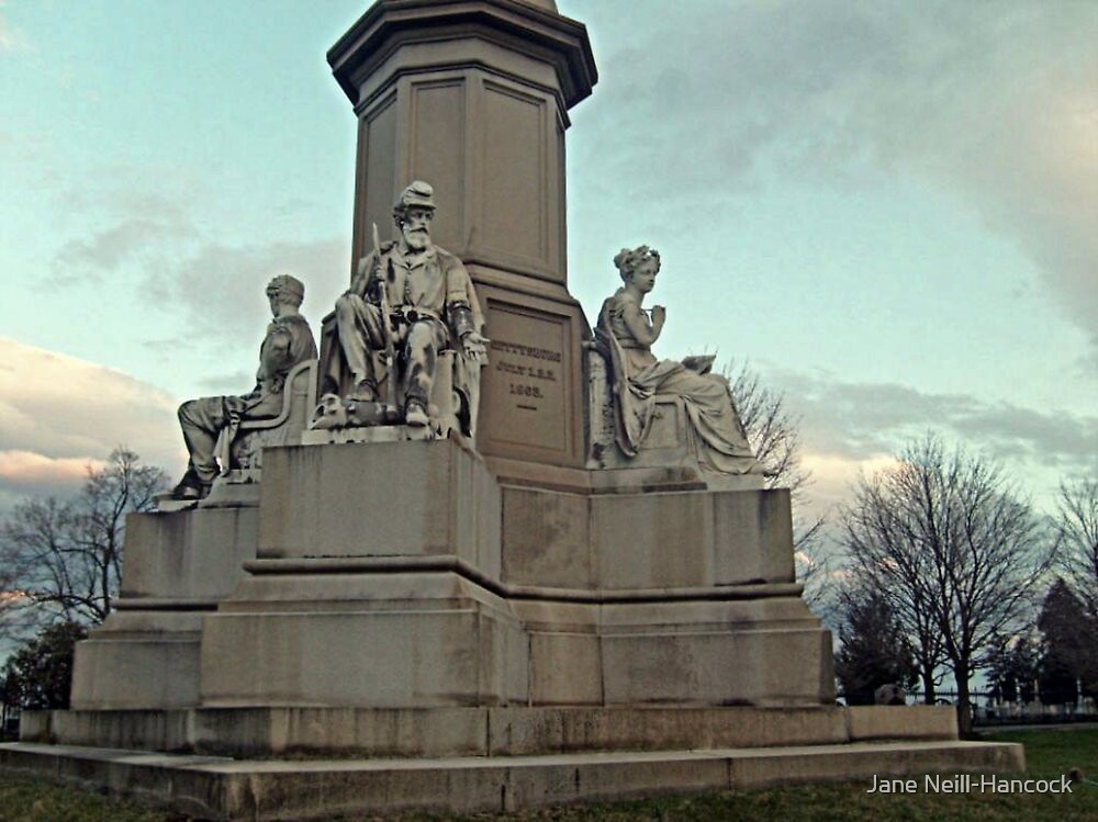 "Base of the Soldiers National Monument, Gettysburg National Cemetery