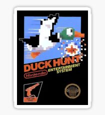 Duck Hunt Nes Art Sticker