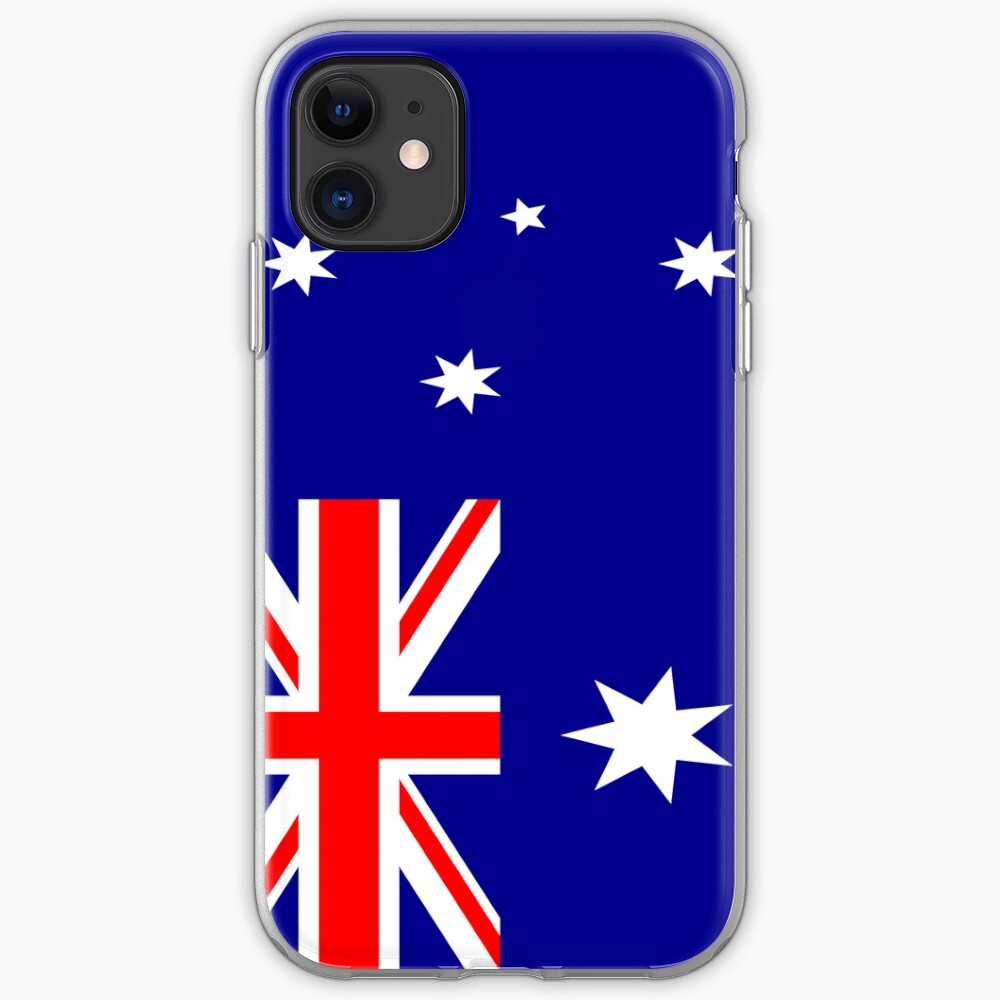 "Smartphone Case Flag of Australia" iPhone Case & Cover by mpodger