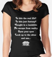 Queen - Bohemian Rhapsody Women's Fitted Scoop T-Shirt
