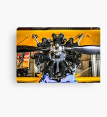Radial Engine on a PT17 Stearman bi-plane Canvas Print