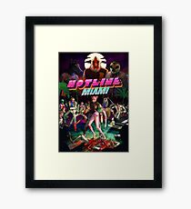 Hotline Miami Cover Framed Print