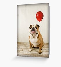 Bulldog Birthday wish Greeting Card