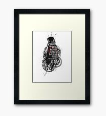 T O T A L - S C R E A M I N G - G E N I U S Framed Print