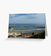 Merewether Baths Newcastle Australia Greeting Card