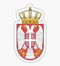 Lesser Coat of Arms of Serbia Sticker