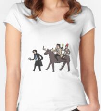 Superwholock Women's Fitted Scoop T-Shirt