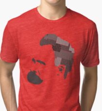 Camiseta de tejido mixto Lo que no nos mata nos hace más fuertes