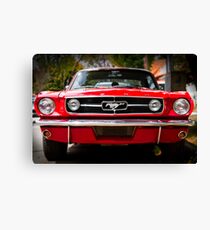 Ford Mustang 65 "The Red Pony" Canvas Print