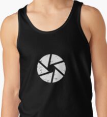 Iris Logo, White Tank Top