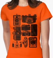 Old Cameras Women's Fitted T-Shirt