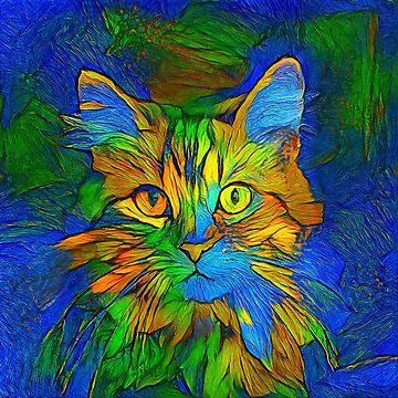 Artwork thumbnail, Abstractions of abstract abstraction of cat by blackhalt