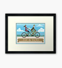 Me & You Bike Framed Print