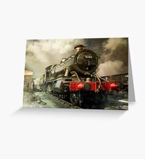 Steam Engine Greeting Card