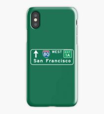 San Francisco, CA Road Sign, USA iPhone Case/Skin