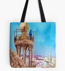 A Muezzin Calling from the Top of a Minaret the Faithful to Prayer after Jean Leon Gerome Tote Bag
